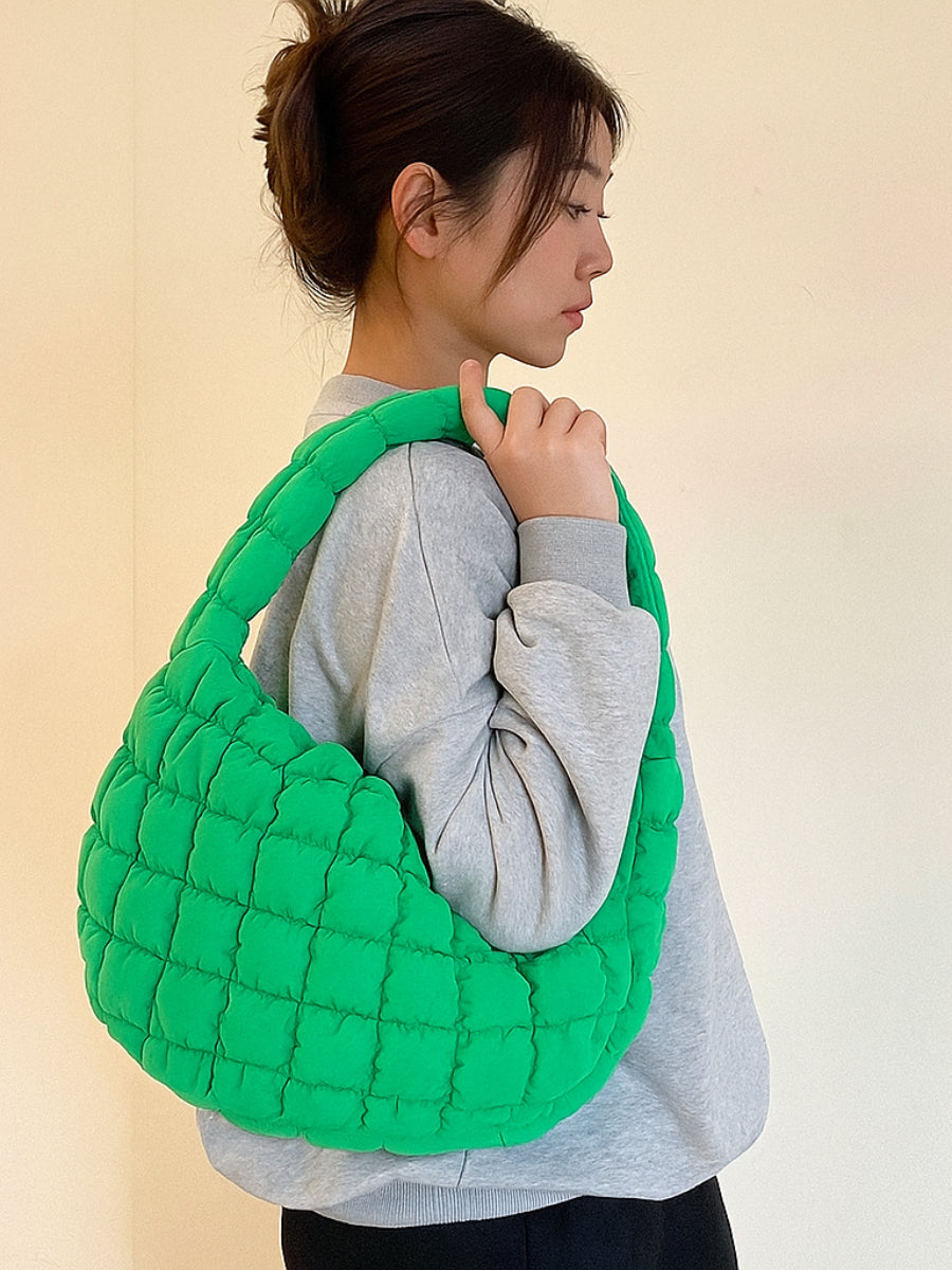 Sac Vert Matelassé Élégance
