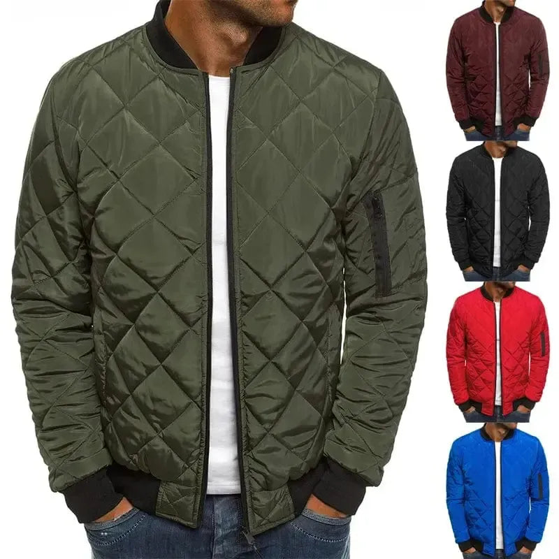 Blouson Matelassé Noir Homme - Élégance et Confort
