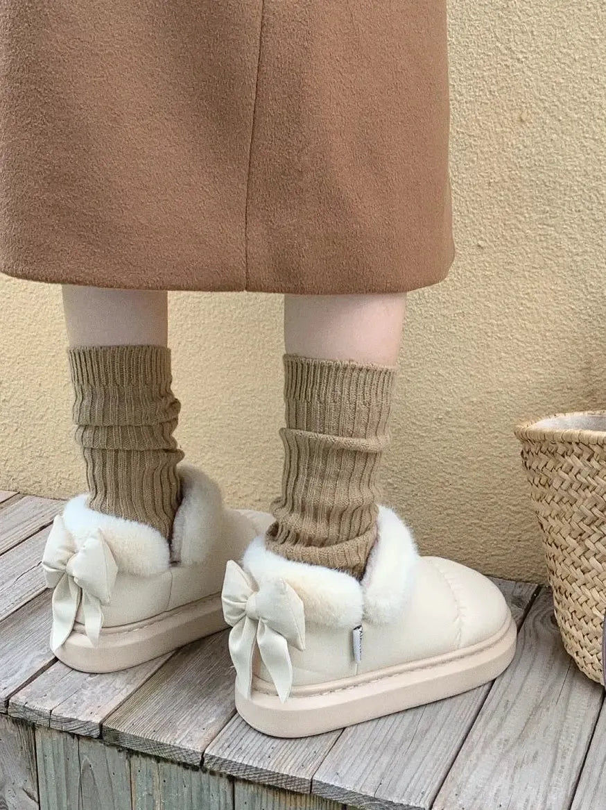 Bottines Matelassées en Fourrure Élégante