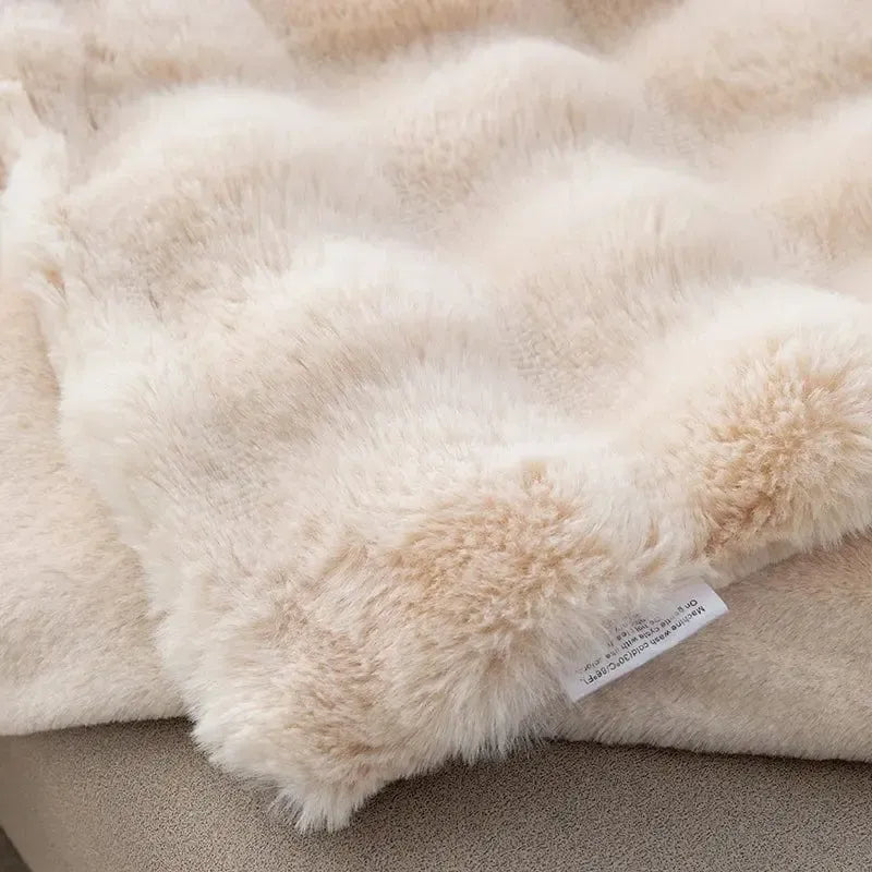 Couverture Matelassée Chic Beige-Crème
