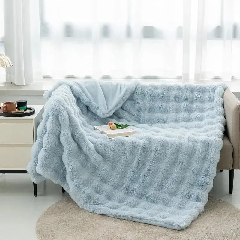 Duvet Matelassé Bleu Sky Élégance