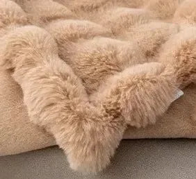 Dessus de lit matelassé Café Crème Chic