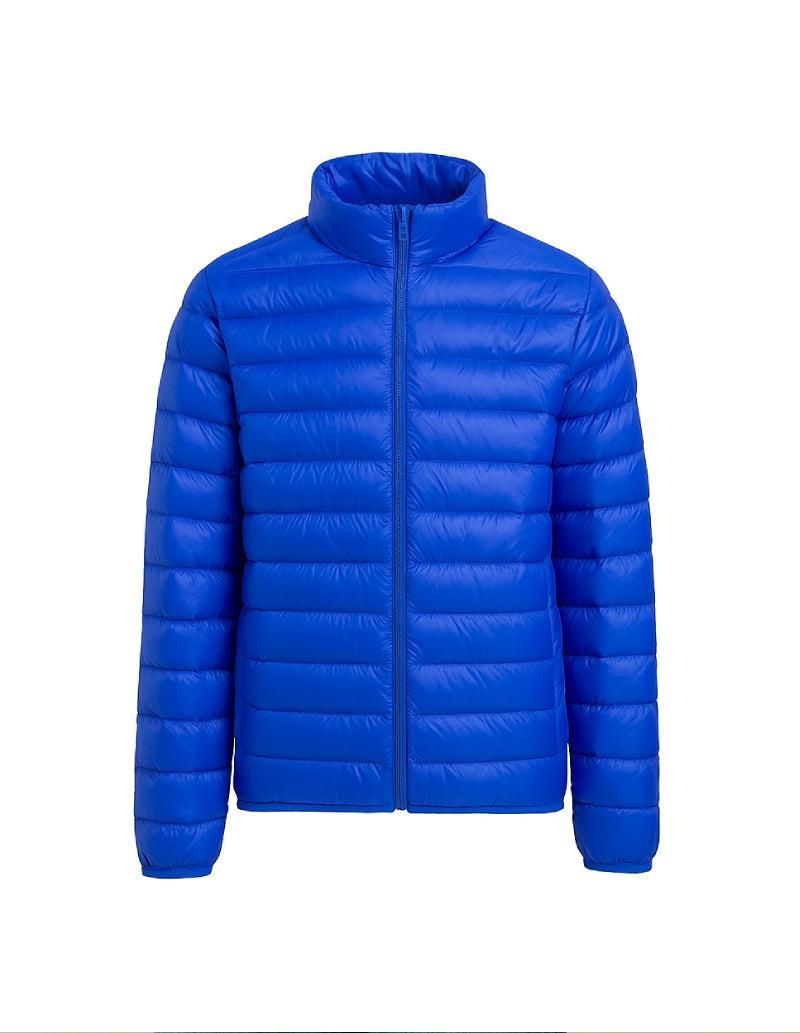 Doudoune Électrique Bleue Homme - Énergie et Style