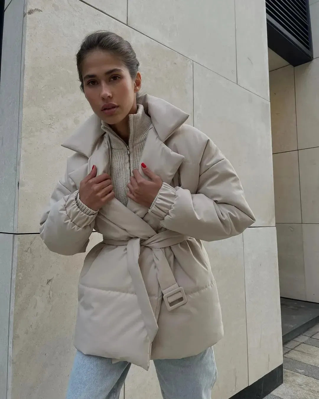 Doudoune Femme Élégamment Cintrée