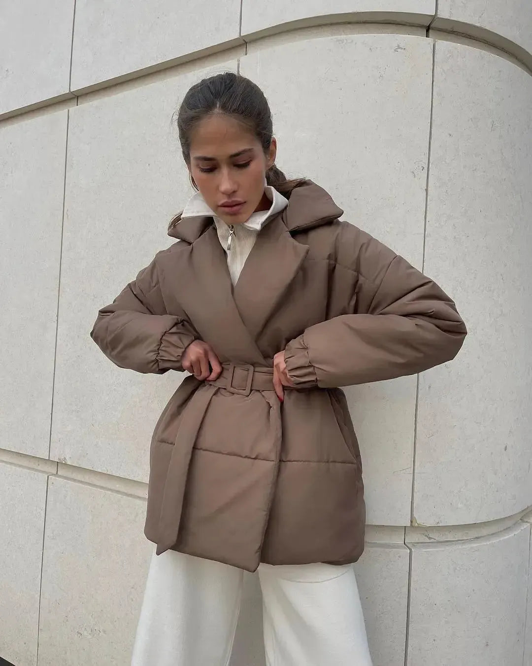 Doudoune Femme Élégamment Cintrée
