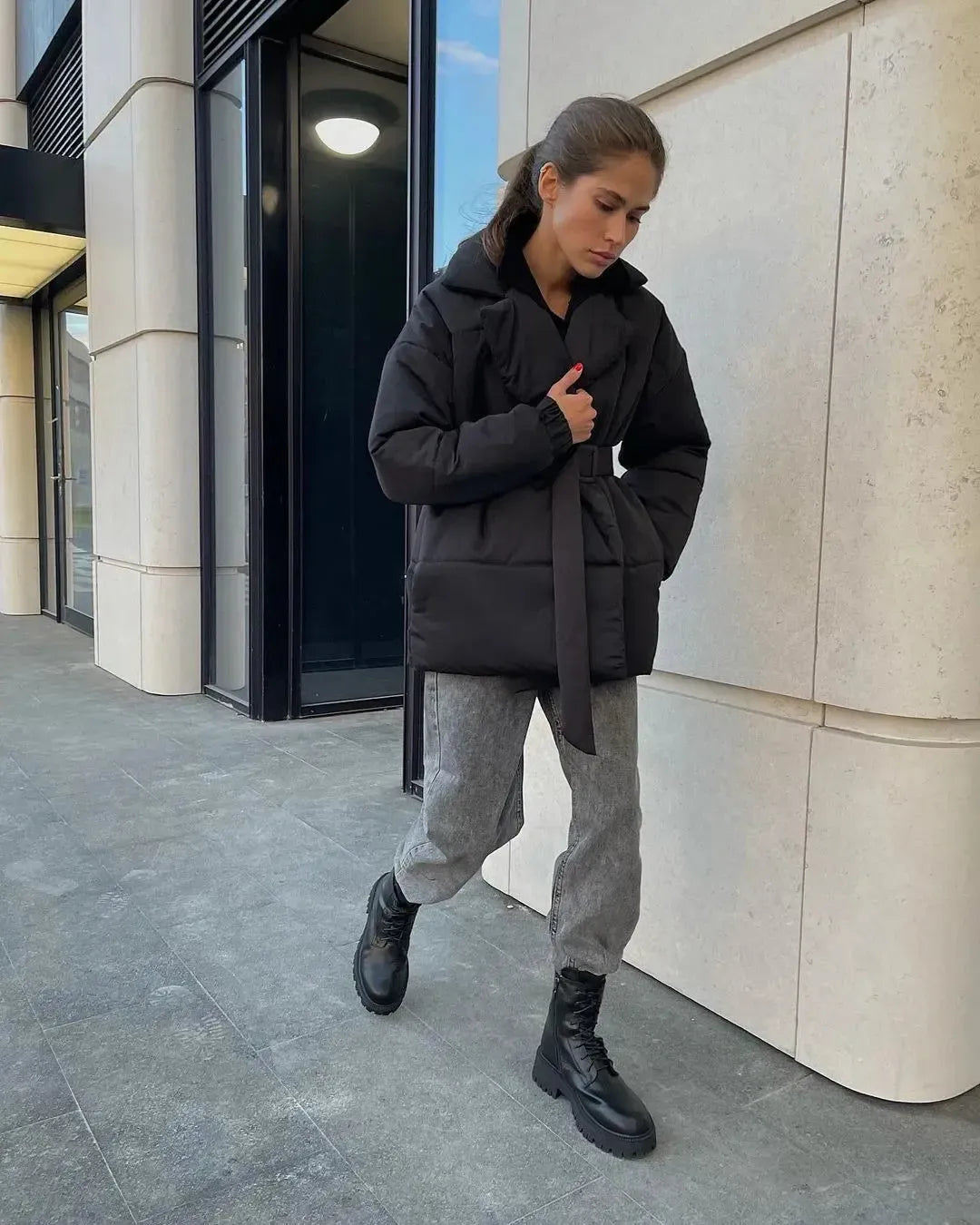 Doudoune Femme Élégamment Cintrée
