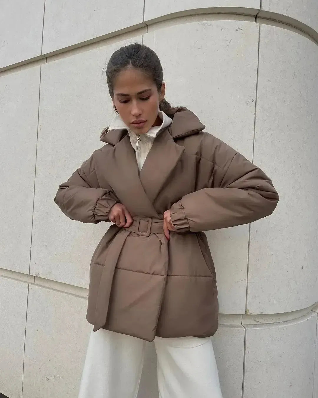 Doudoune Femme Élégamment Cintrée