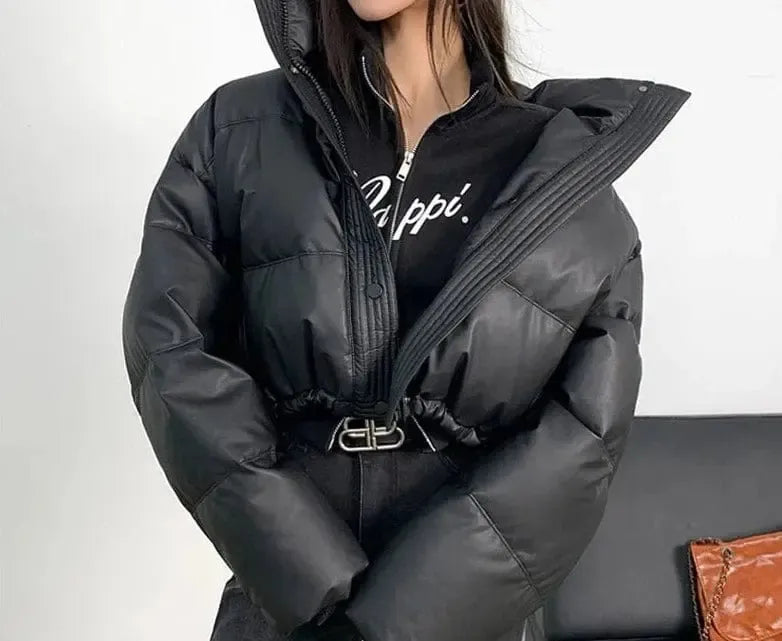 Doudoune Femme Noire Courte Élegance