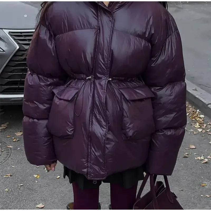 Doudoune Femme Violette Élégance