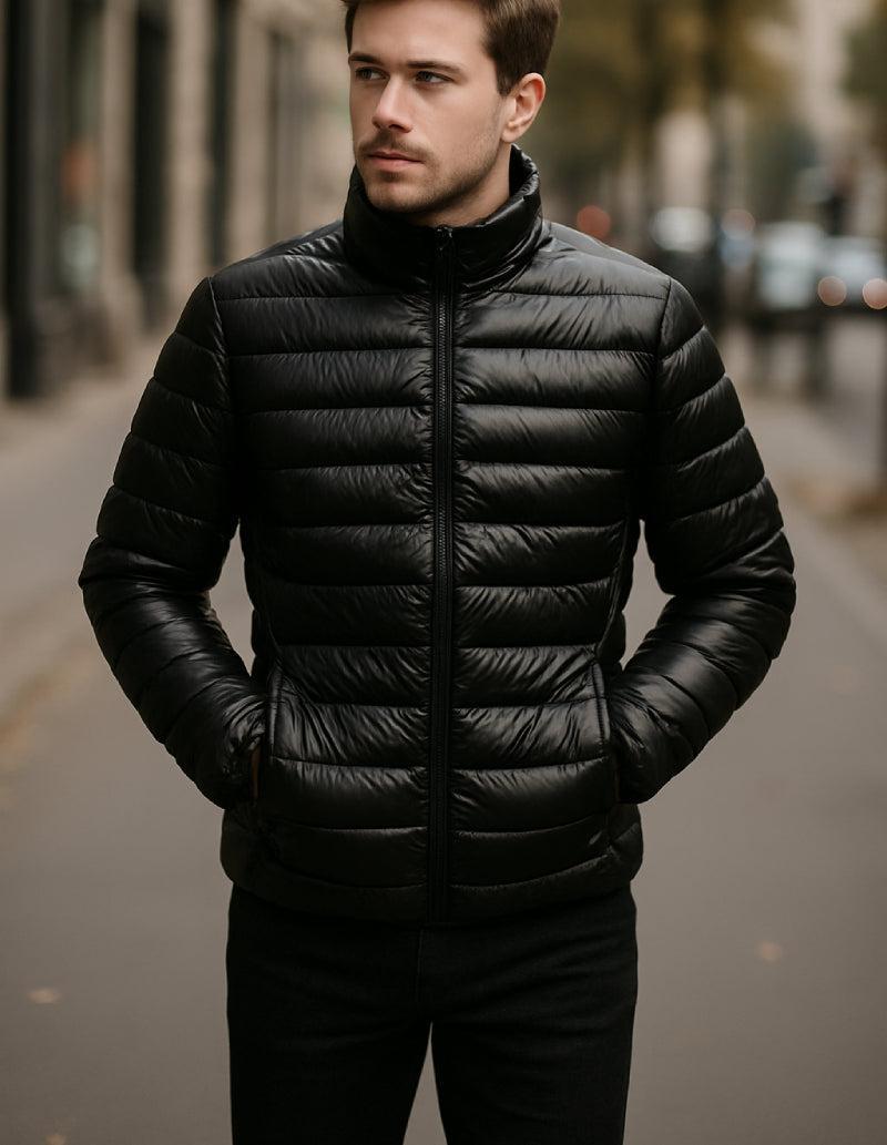 Doudoune Légère Noire pour Hommes - Élégance et Confort