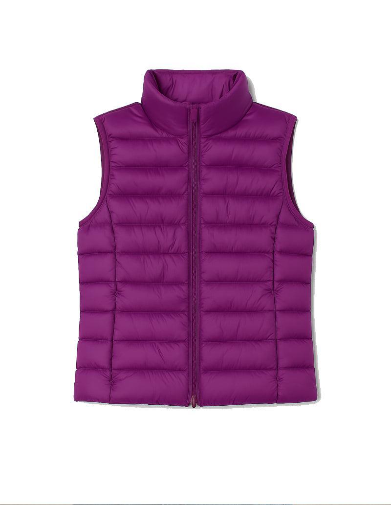 Doudoune sans Manche Femme Violet Éclatant