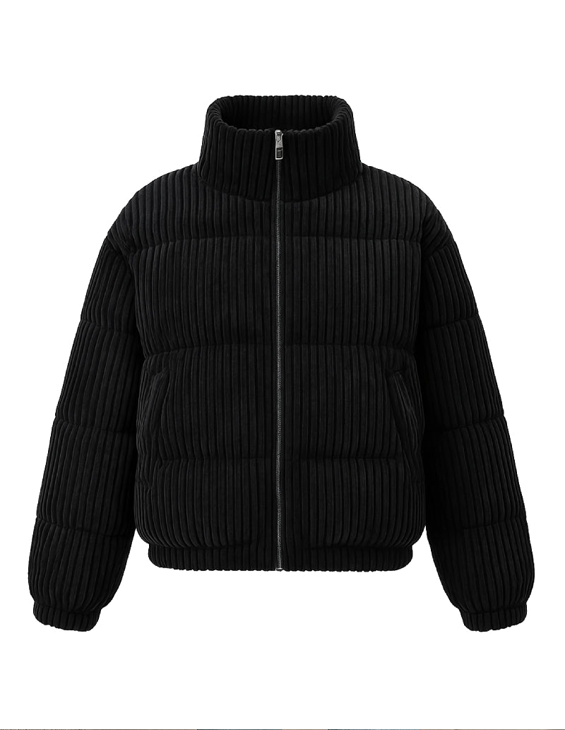 Doudoune Velours Noir pour Femme – Élégance et Confort