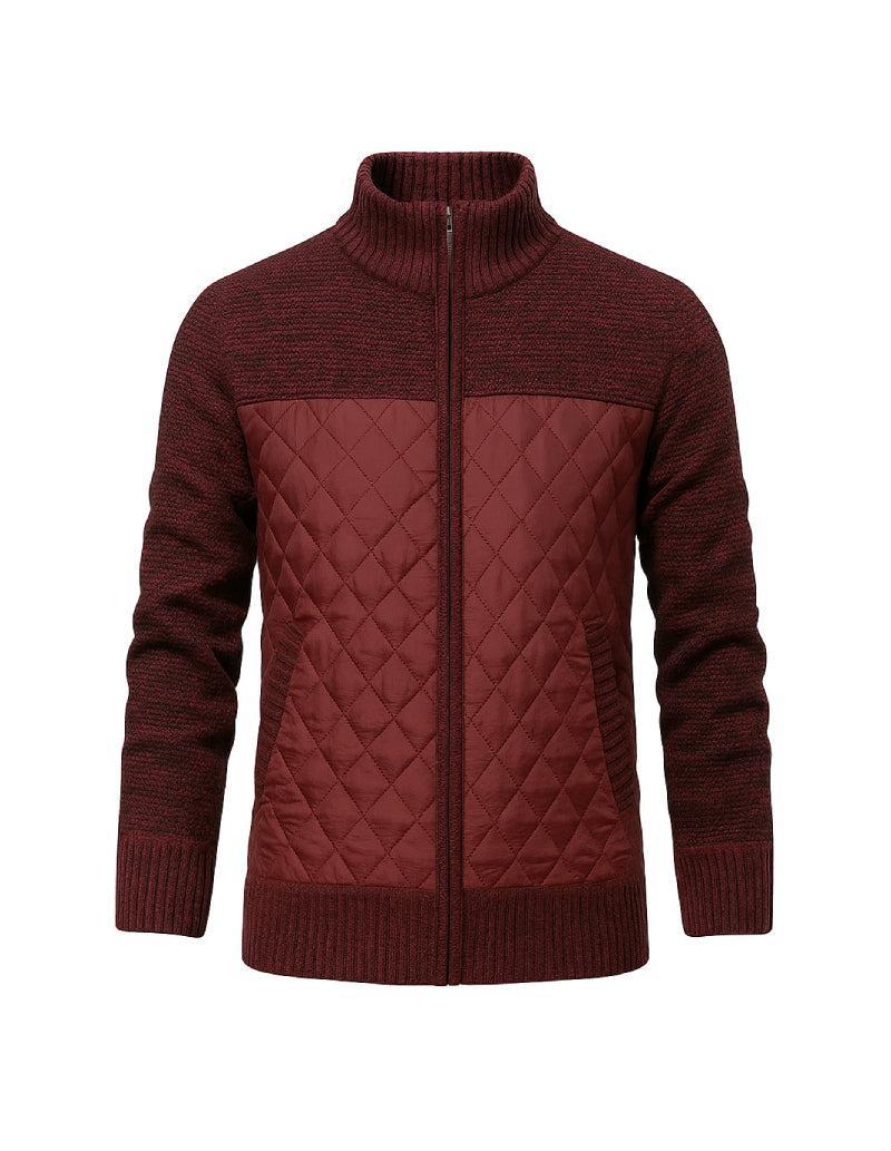 Gilet Homme Bordeaux Élégance