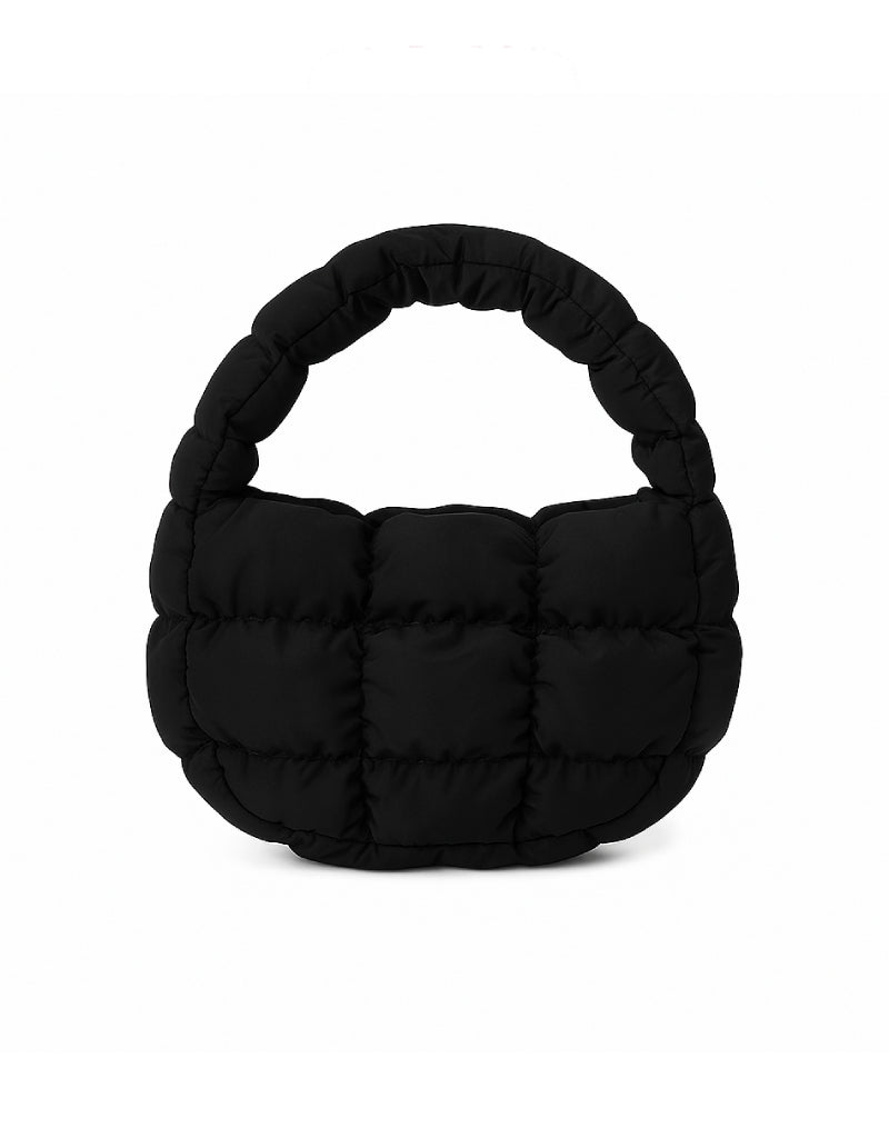 Petit Sac Matelassé Noir Élégance
