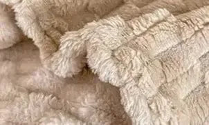 Plaid Matelassé Élégance Beige-Crème