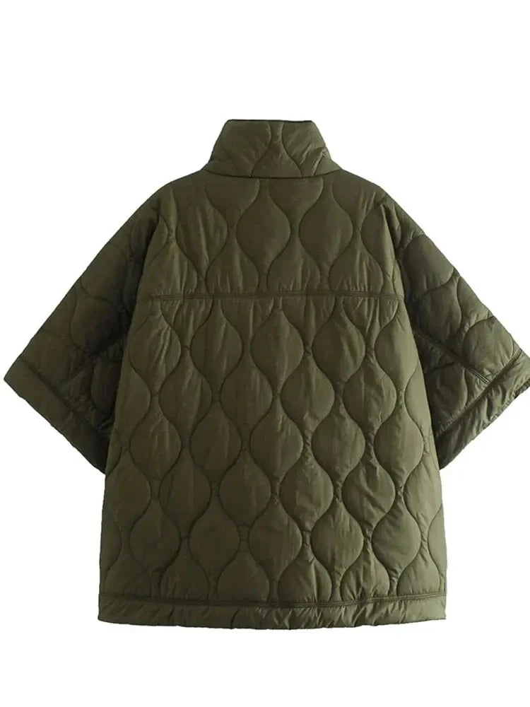 Poncho Matelassé Élégance