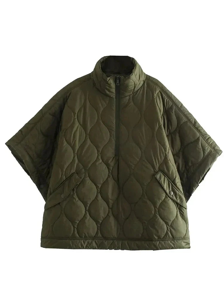 Poncho Matelassé Élégance