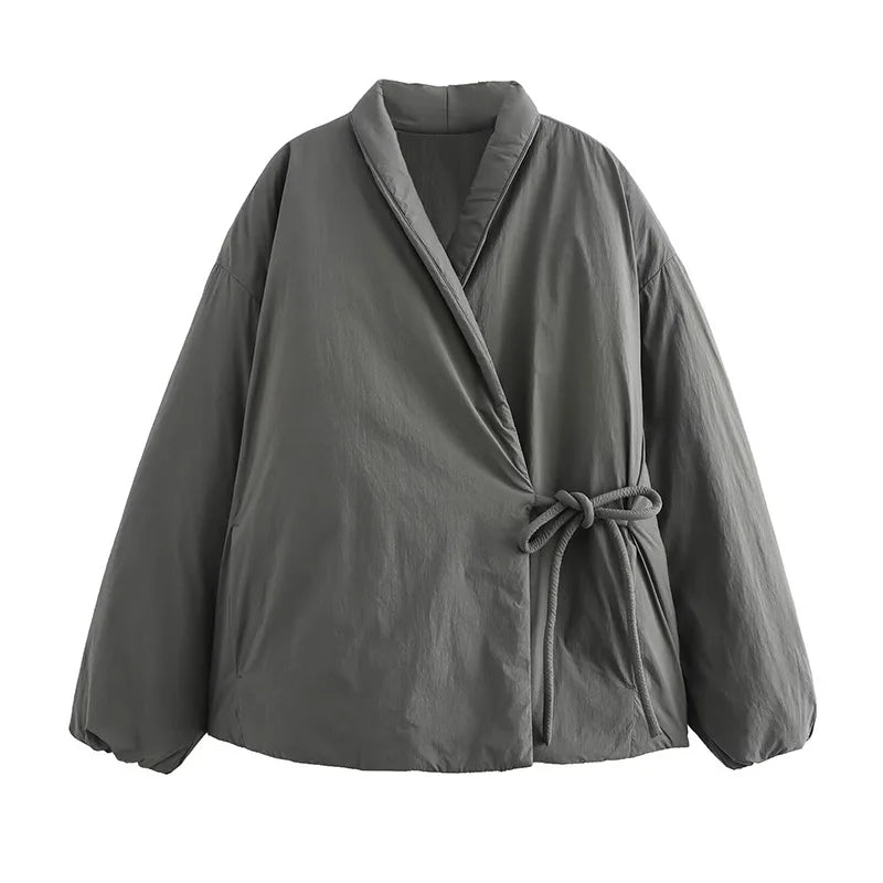 Kimono Matelassé Femme Élégance