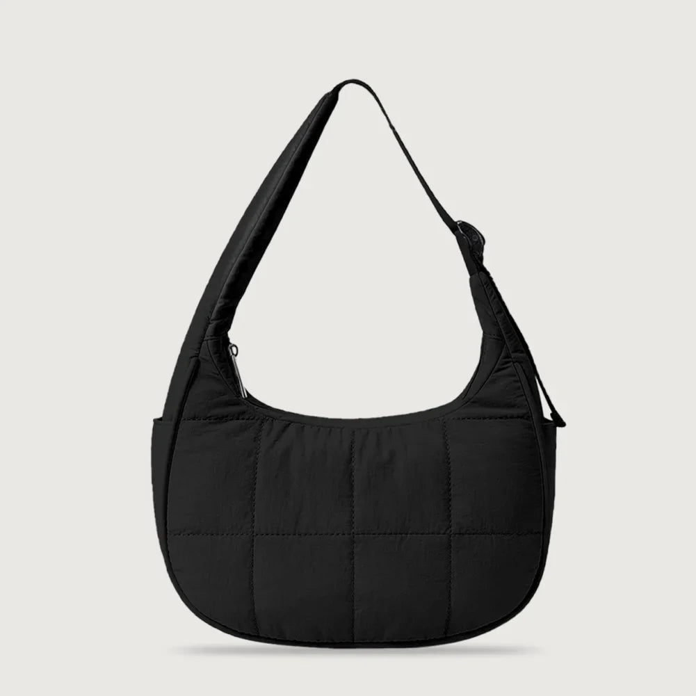 Sac Demi-Lune Matelassé Élégance