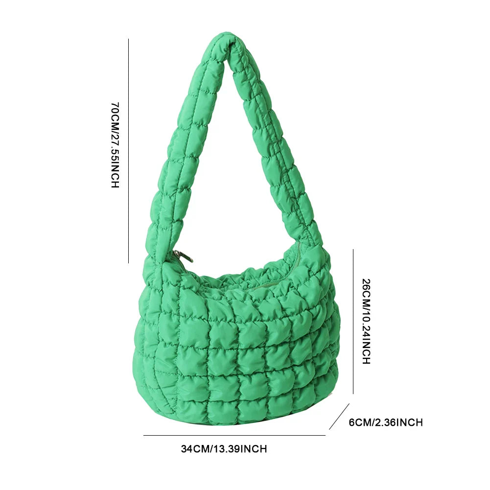 Sac Vert Matelassé Élégance