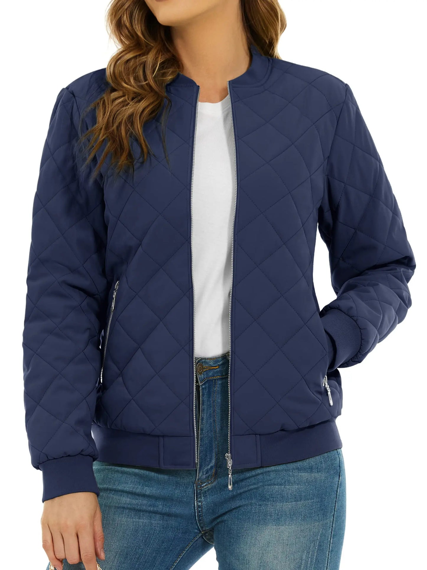 Bombers Femme Marine Élégance