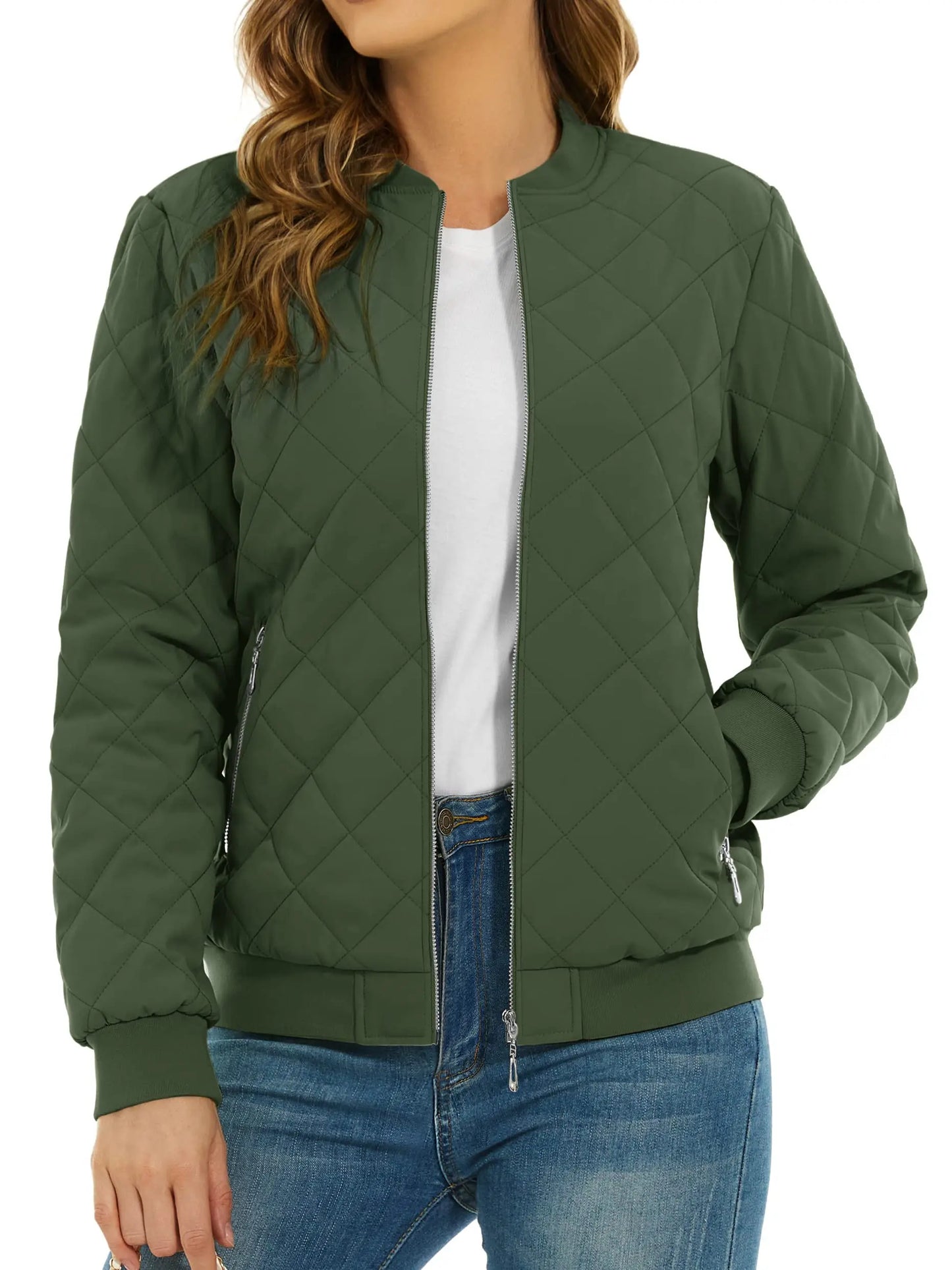 Bombers Femme Kaki Chic