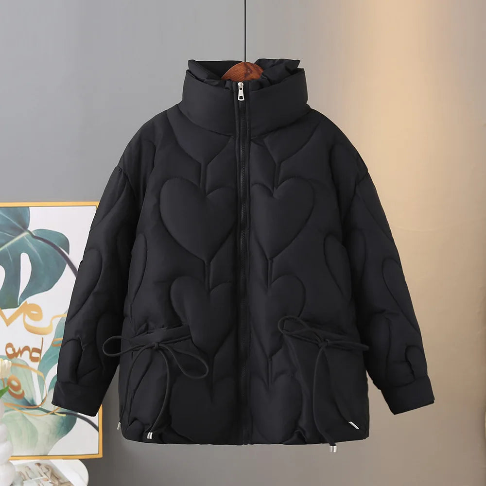 Veste Matelassée Cœur Élégance