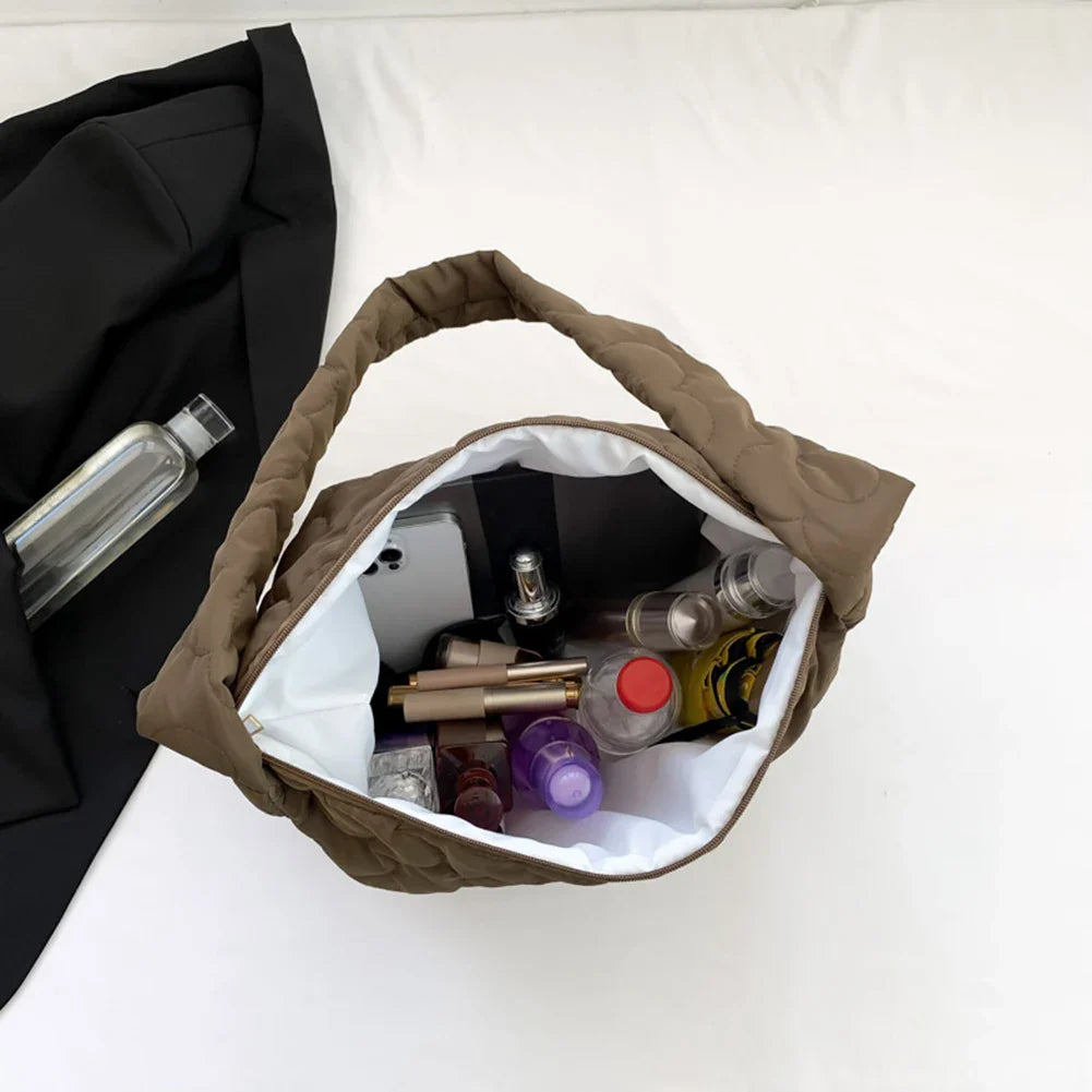 Sac fleuri matelassé Élégance