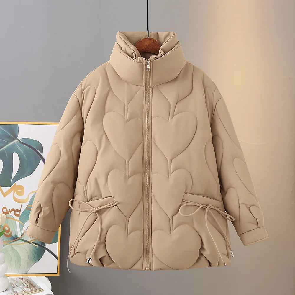 Veste Matelassée Cœur Élégance