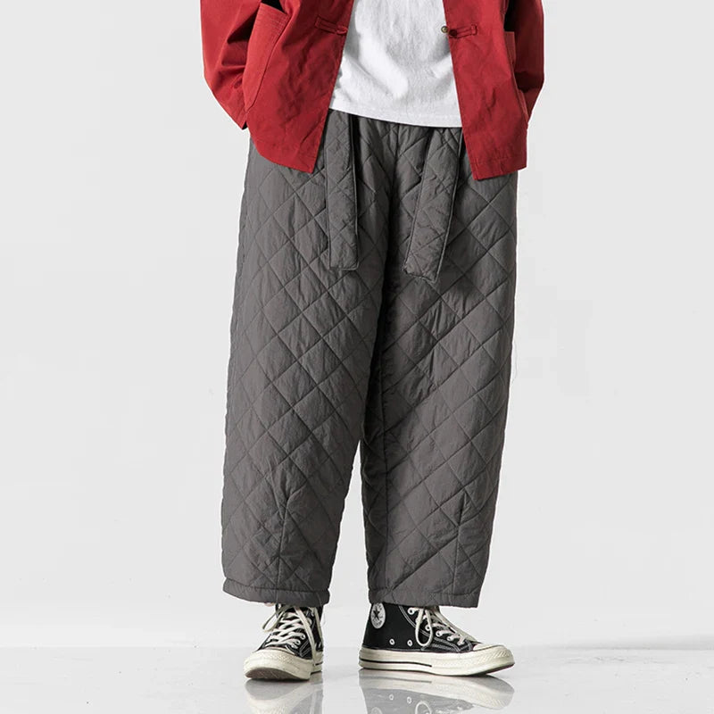 Pantalon Matelassé Homme Élégance Active