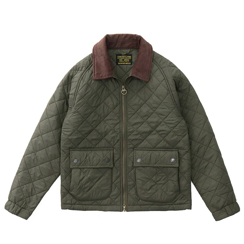 Veste Matelassée Homme Élégance Anglaise