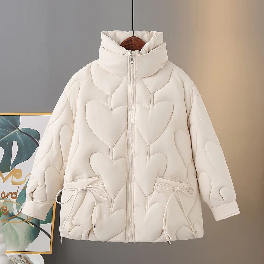Veste Matelassée Cœur Élégance