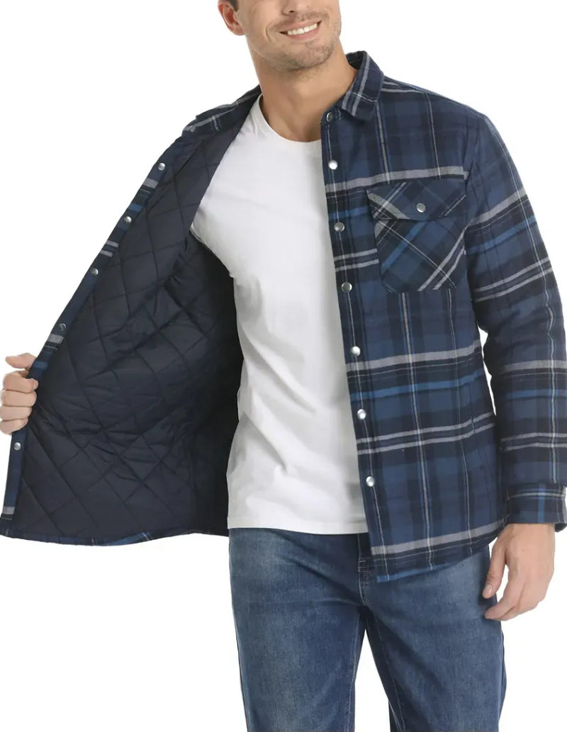 Chemise Matelassée Élégance Homme