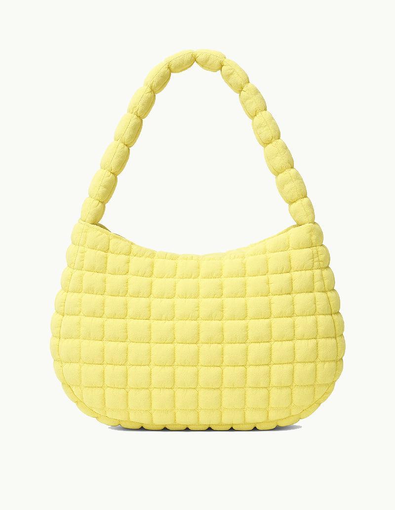 Sac Jaune Matelassé Élégance