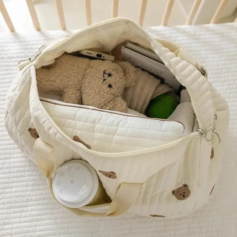 Sac à langer matelassé Ourson Chic