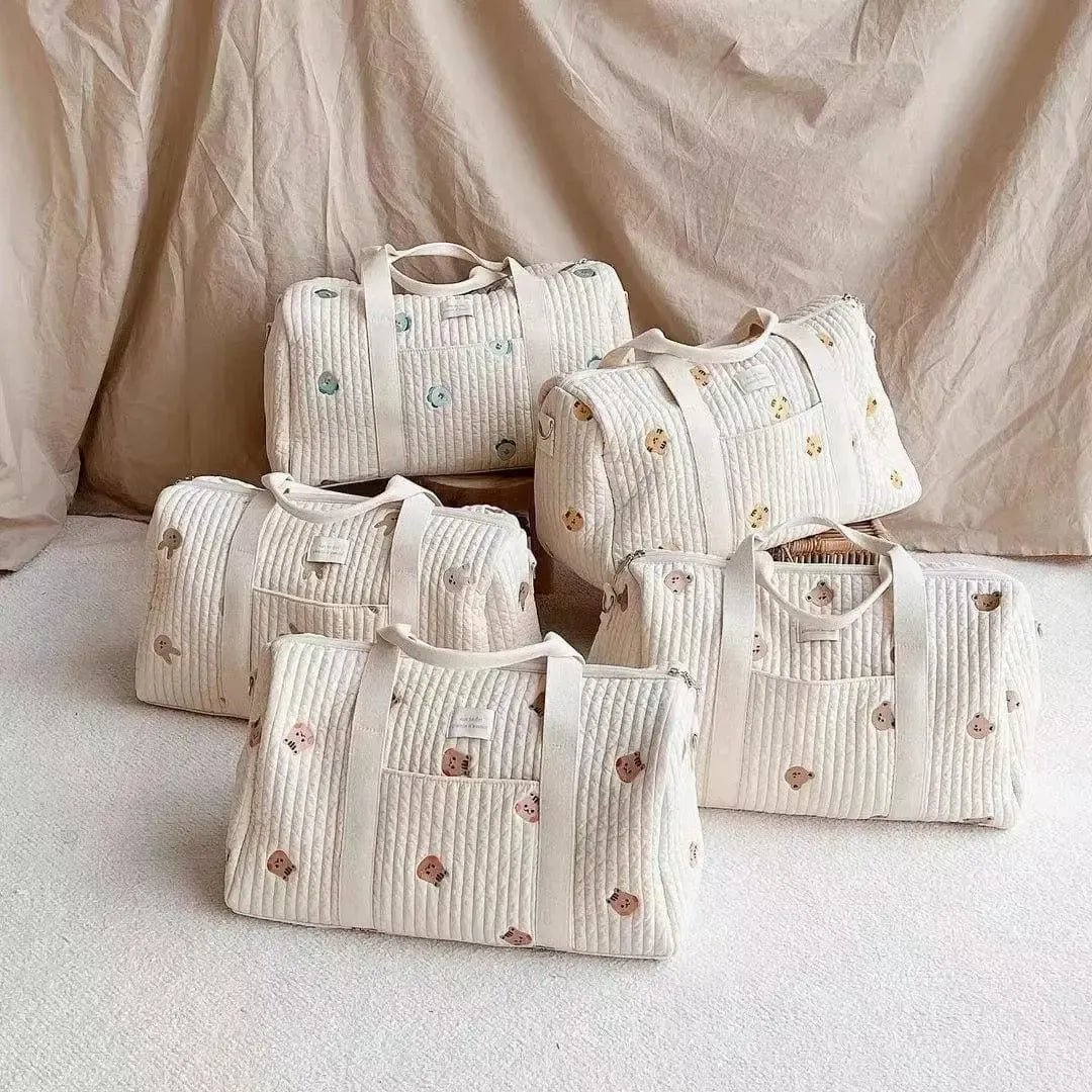 Sac à langer matelassé Ourson Chic