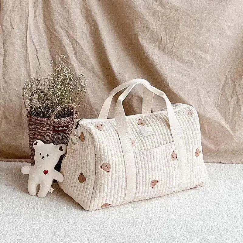 Sac à langer matelassé Ourson Chic