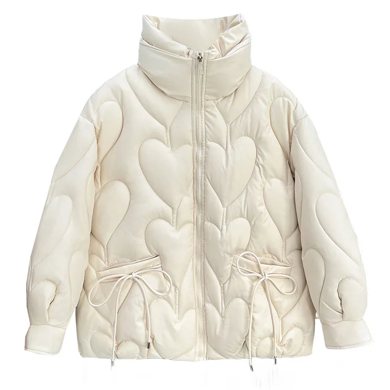 Veste Matelassée Cœur Élégance