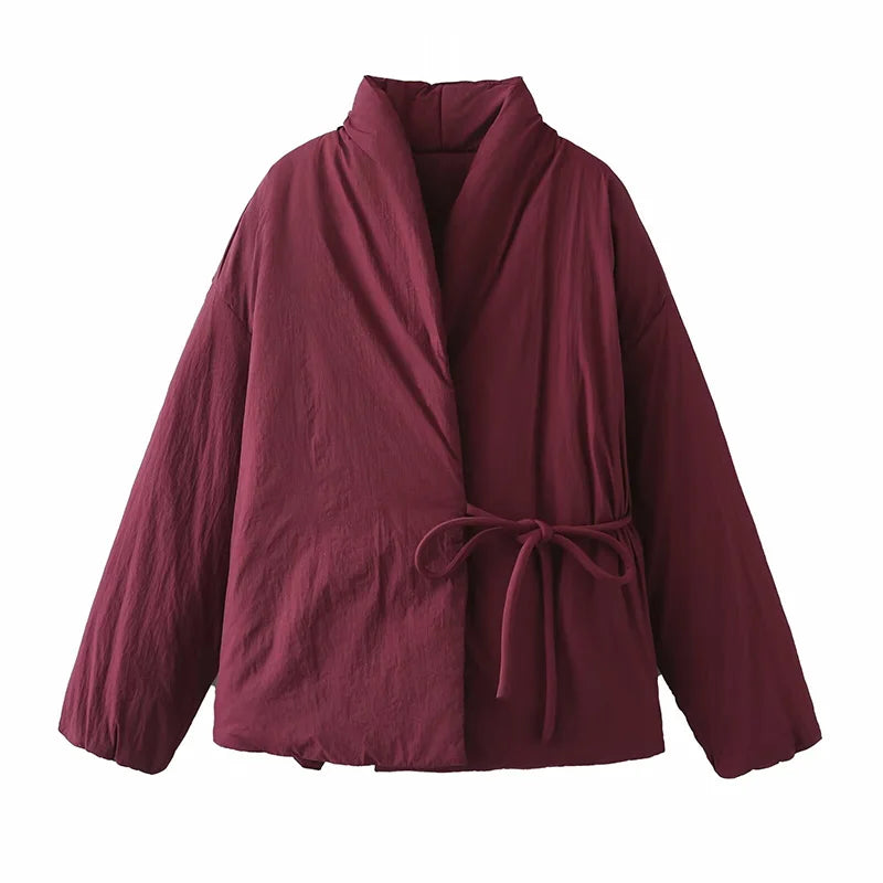Kimono Matelassé Femme Élégance