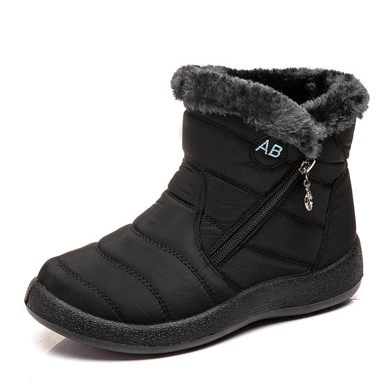 Bottes Matelassées Noires Élégance