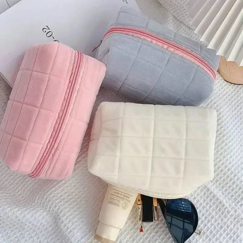 Trousse Matelassée Élégance Rose