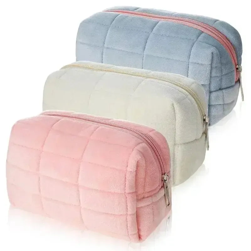 Trousse Matelassée Élégance Rose