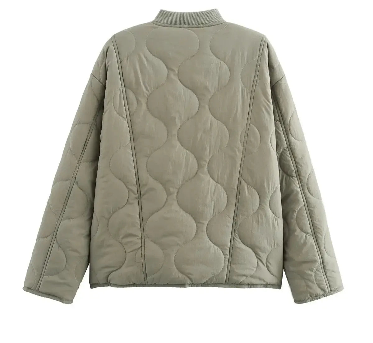 Veste Courte Matelassée Léopard Glam Chic