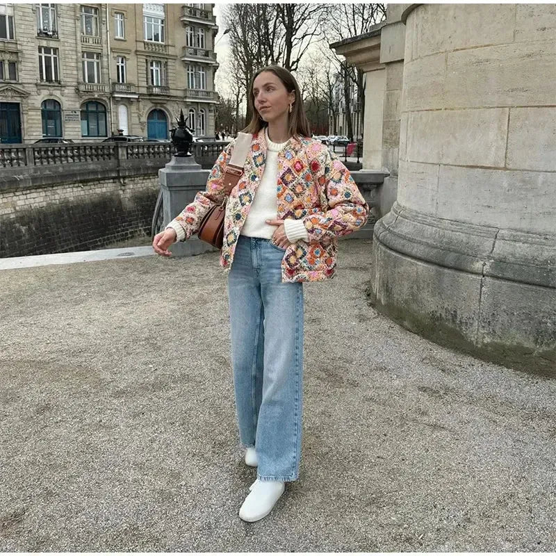 Veste Matelassée Chic en Couleurs