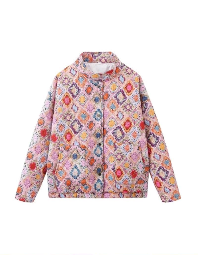 Veste Matelassée Chic en Couleurs
