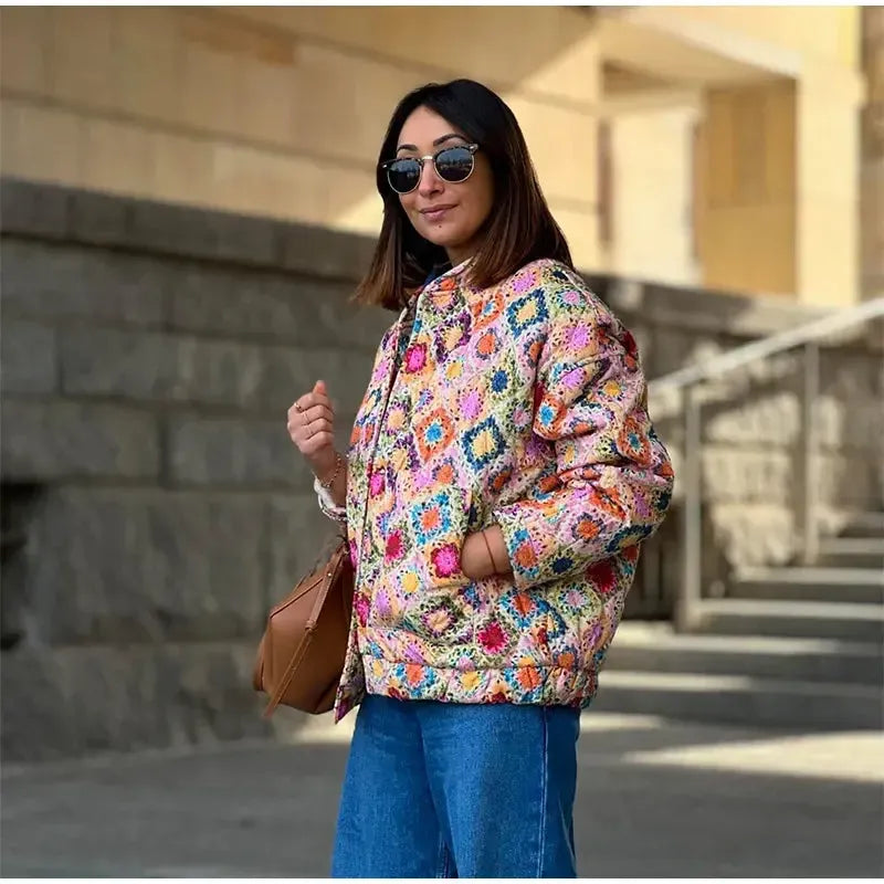 Veste Matelassée Chic en Couleurs