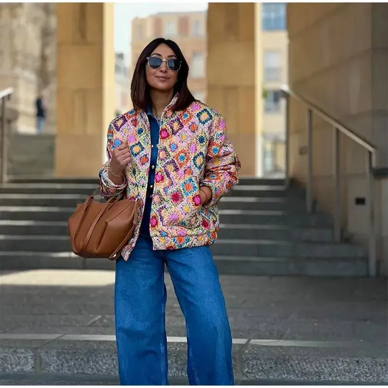 Veste Matelassée Chic en Couleurs