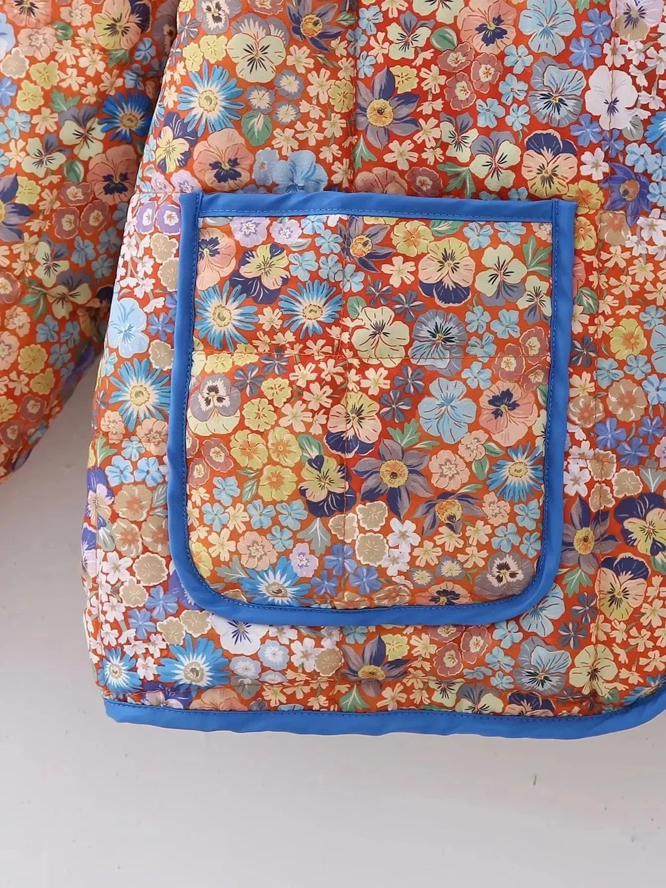 Veste Matelassée Couture Imprimée