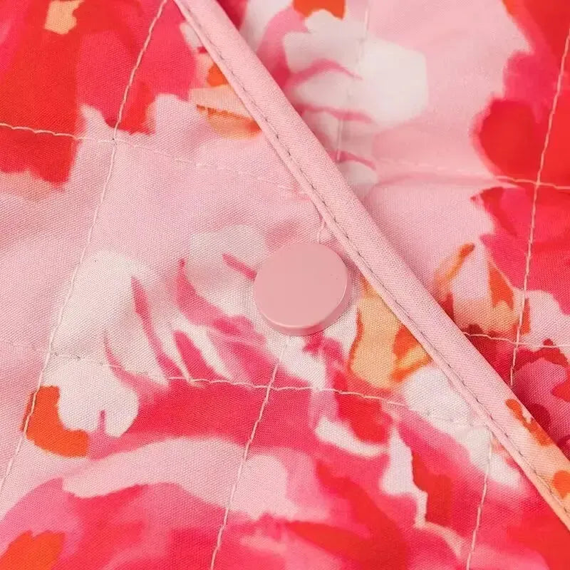 Veste Matelassée Éclatante Pink