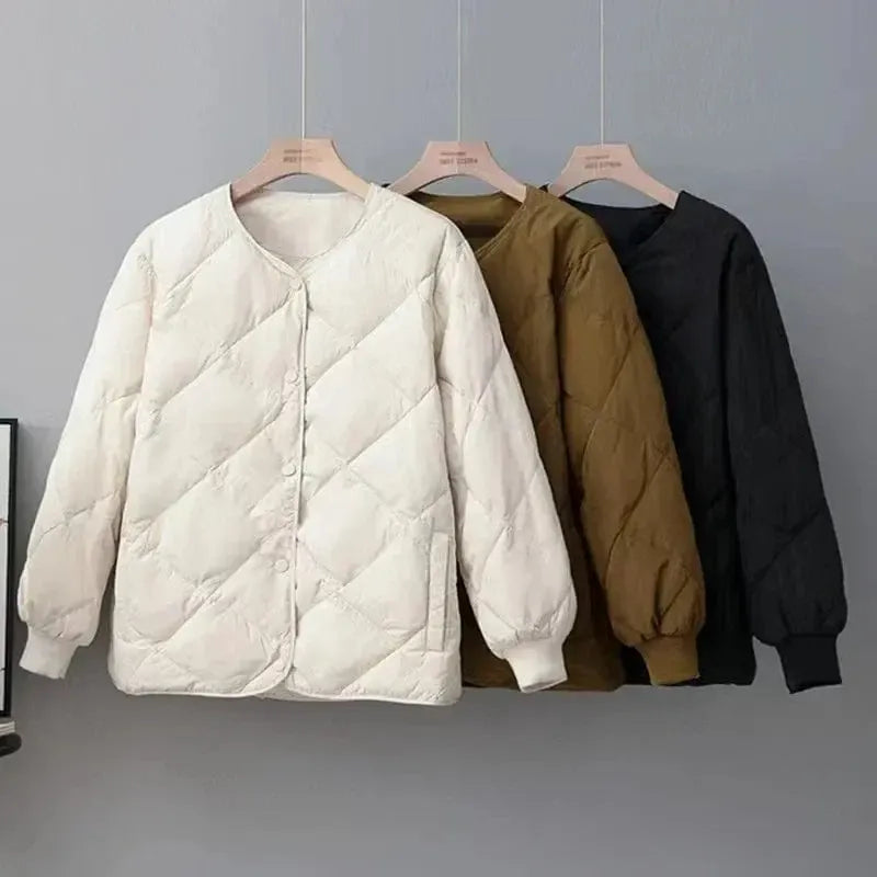 Veste Matelassée Casual Ébène